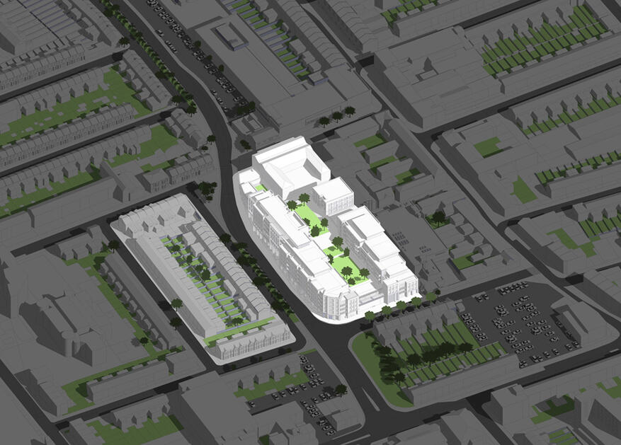 East Ham Housing Block